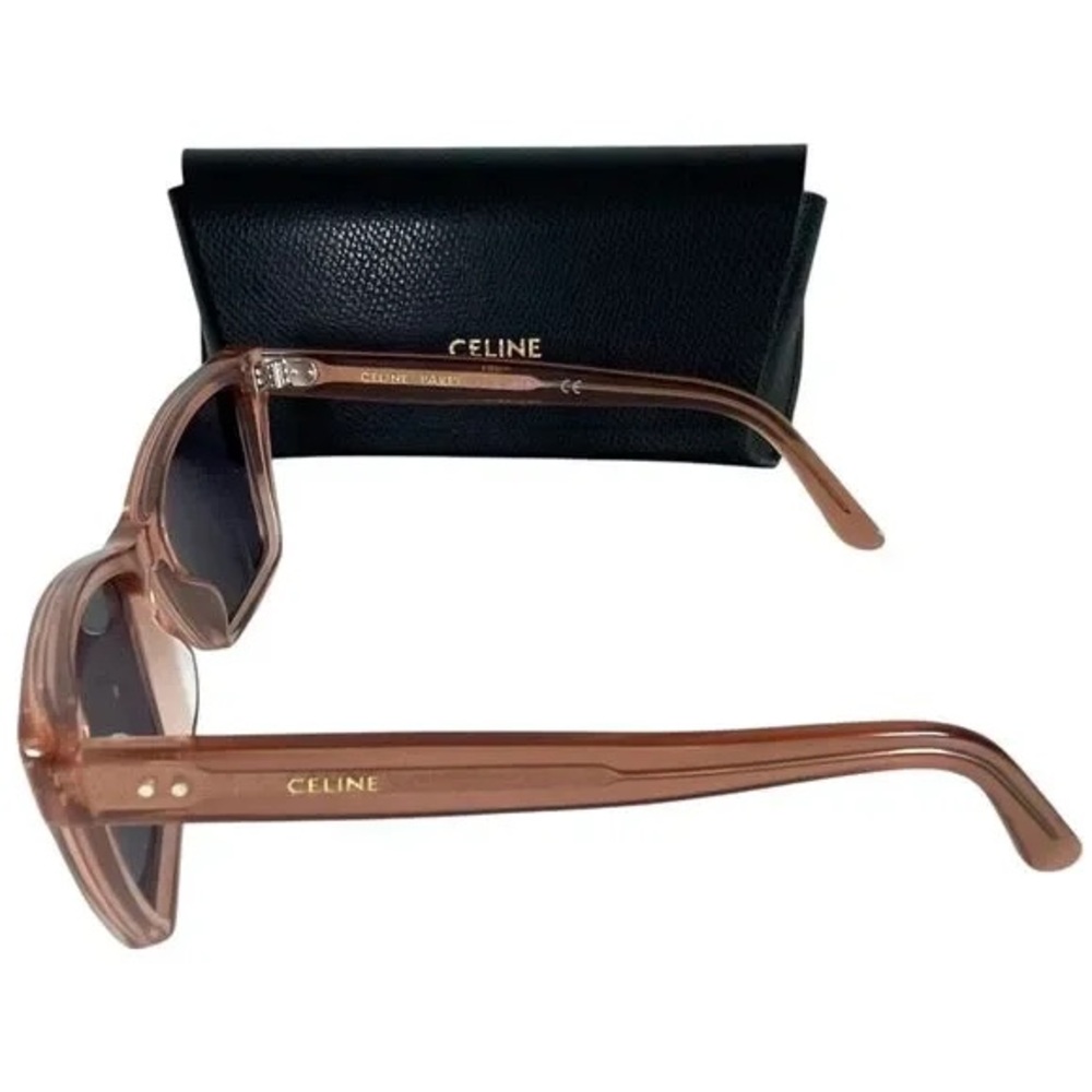 NWOT - Celine Paris CL500231 Sunglasses - Pink Cat Eye Frames with Gray Lenses - Picture 5 of 12